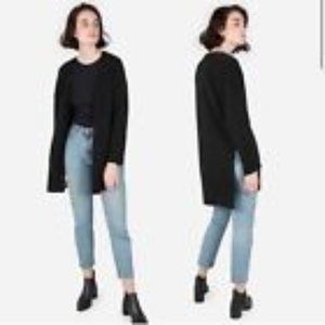 Everlane black cardigan hotsell